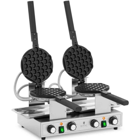 Gofrownica bąbelkowa podwójna do gofrów bubble waffle TEFLON 2 x 1400 W Gofrownica bąbelkowa podwójna do gofrów bubble waffle TEFLON 2 x 1400 W