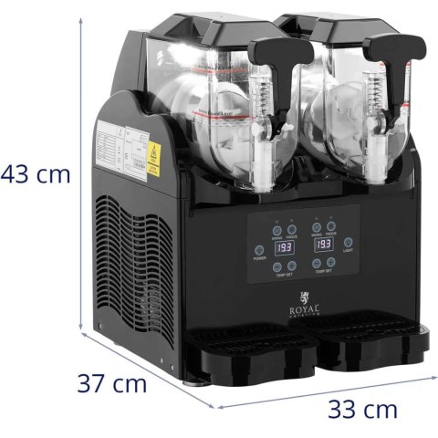 Granitor maszyna do napojów slush sorbetów podwójna 380 W 2 x 3 l Granitor maszyna do napojów slush sorbetów podwójna 380 W 2 x 3 l