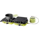 Kuchenka turystyczna na kemping podwójna DUAL COMPACT + GRILL Kuchenka turystyczna na kemping podwójna DUAL COMPACT + GRILL