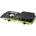 Kuchenka turystyczna na kemping podwójna DUAL COMPACT + GRILL Kuchenka turystyczna na kemping podwójna DUAL COMPACT + GRILL