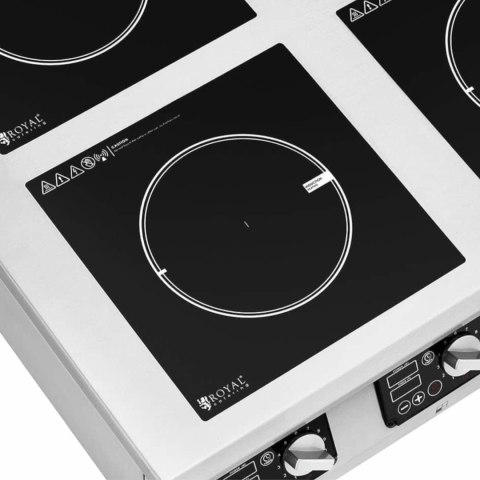 Kuchnia indukcyjna 4 palnikowa nablatowa timer 400 V 4 x 3500 W Kuchnia indukcyjna 4 palnikowa nablatowa timer 400 V 4 x 3500 W