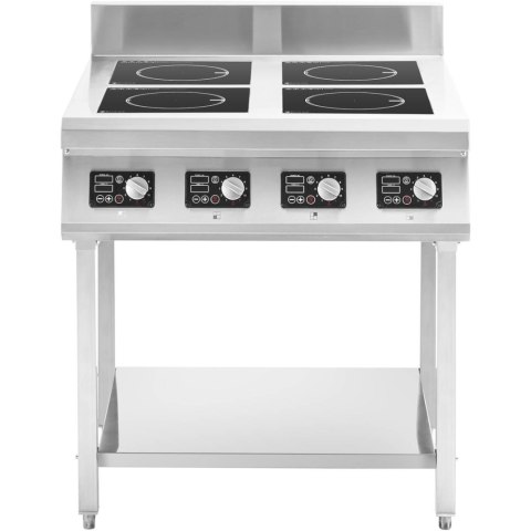 Kuchnia indukcyjna 4 palnikowa z otwartą podstawą 400 V 4 x 3500 W Kuchnia indukcyjna 4 palnikowa z otwartą podstawą 400 V 4 x 3500 W