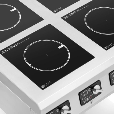 Kuchnia indukcyjna 4 palnikowa z otwartą podstawą 400 V 4 x 3500 W Kuchnia indukcyjna 4 palnikowa z otwartą podstawą 400 V 4 x 3500 W
