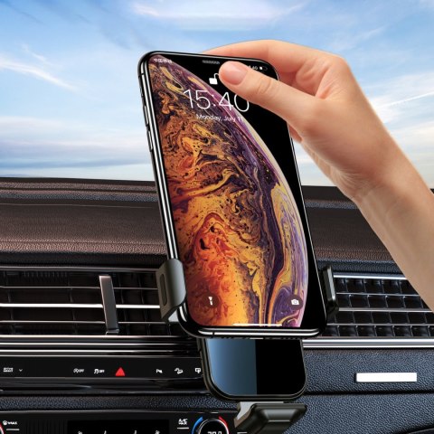 Ładowarka indukcyjna z uchwytem do samochodu + magnetyczne końcówki czarny Ładowarka indukcyjna z uchwytem do samochodu + magnetyczne końcówki czarny