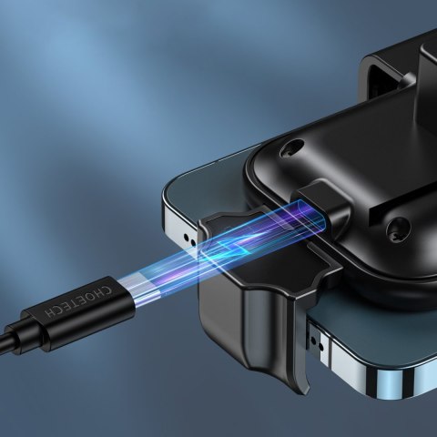 Ładowarka indukcyjna z uchwytem do samochodu + magnetyczne końcówki czarny Ładowarka indukcyjna z uchwytem do samochodu + magnetyczne końcówki czarny