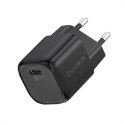 Ładowarka sieciowa GaN USB Typ C PD 30W czarny Ładowarka sieciowa GaN USB Typ C PD 30W czarny