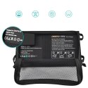 Ładowarka solarna słoneczna USB składana 19W 2xUSB czarna Ładowarka solarna słoneczna USB składana 19W 2xUSB czarna