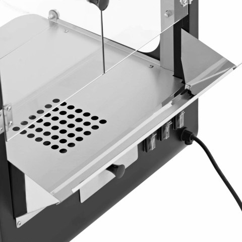 Maszyna urządzenie do prażenia popcornu 4-5 kg/h 1.2 l czarna Maszyna urządzenie do prażenia popcornu 4-5 kg/h 1.2 l czarna