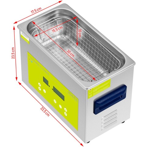 Myjka wanna ultradźwiękowa oczyszczacz LED 4.5 l 120 W Myjka wanna ultradźwiękowa oczyszczacz LED 4.5 l 120 W