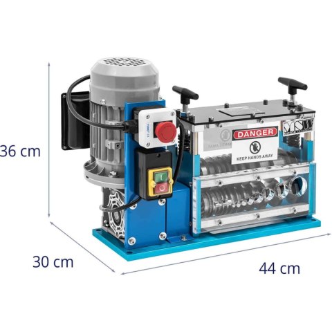 Odizolowywacz korowarka do ściągania izolacji z kabli i przewodów 750 W - 10 wejść Odizolowywacz korowarka do ściągania izolacji z kabli i przewodów 750 W - 10 wejść
