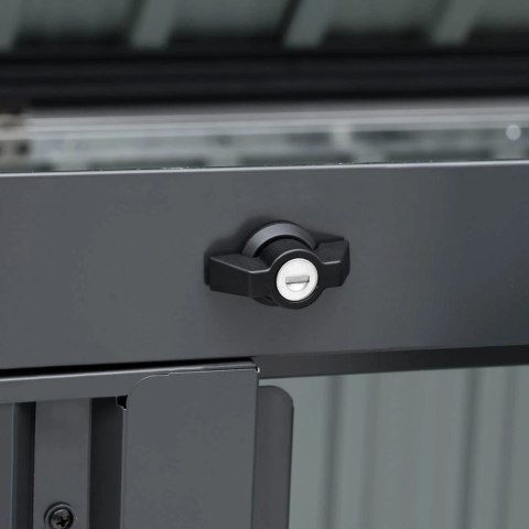 Osłona obudowa na 2 kosze kubły na śmieci 240 l metalowa Osłona obudowa na 2 kosze kubły na śmieci 240 l metalowa