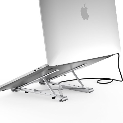 Podstawka stacja do laptopa PD USB-C HDMI 2xUSB-A 1xUSB-C 1xSD 1xTF czarny Podstawka stacja do laptopa PD USB-C HDMI 2xUSB-A 1xUSB-C 1xSD 1xTF czarny