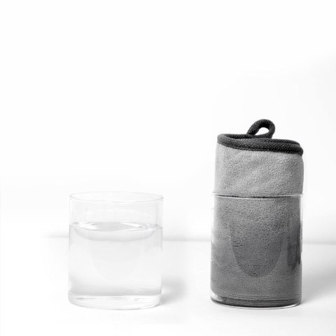 Ręcznik z mikrofibry do osuszania samochodu mikrofibra 40x40cm szary - ZESTAW 2 szt. Ręcznik z mikrofibry do osuszania samochodu mikrofibra 40x40cm szary - ZESTAW 2 szt.