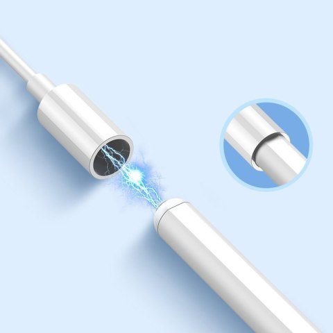 Rysik pen pojemnościowy stylus do iPad aktywny biały Rysik pen pojemnościowy stylus do iPad aktywny biały