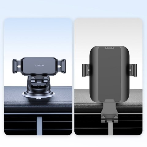 Samochodowy uchwyt na smartfona na deskę rozdzielczą czarny Samochodowy uchwyt na smartfona na deskę rozdzielczą czarny