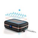 Słuchawki bezprzewodowe TWS wodoodporne z ładowarką solarną i powerbankiem 2500mAh czarny Słuchawki bezprzewodowe TWS wodoodporne z ładowarką solarną i powerbankiem 2500mAh czarny