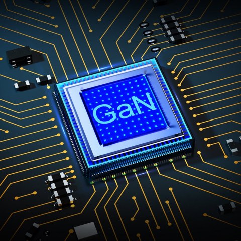 Szybka ładowarka sieciowa GaN USB Typ C 61W 3A PowerDelivery czarny Szybka ładowarka sieciowa GaN USB Typ C 61W 3A PowerDelivery czarny