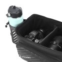 Torba rowerowa na bagażnik z paskiem na ramię 9l pokrowiec przeciwdeszczowy czarny Torba rowerowa na bagażnik z paskiem na ramię 9l pokrowiec przeciwdeszczowy czarny