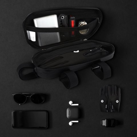 Torba rowerowa na ramę roweru 1.5 l czarny Torba rowerowa na ramę roweru 1.5 l czarny