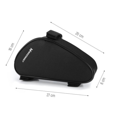 Torba rowerowa na ramę roweru 1.5 l czarny Torba rowerowa na ramę roweru 1.5 l czarny