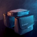 Torba rowerowa na ramę sakwa na rower wodoodporne etui na telefon 1.5l czarny Torba rowerowa na ramę sakwa na rower wodoodporne etui na telefon 1.5l czarny