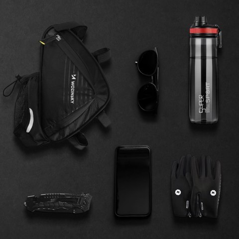 Torba rowerowa pod ramę 1.5l czarna Torba rowerowa pod ramę 1.5l czarna