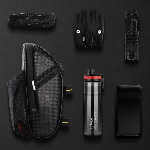 Torba rowerowa pod siodełko 1.5 l czarny Torba rowerowa pod siodełko 1.5 l czarny