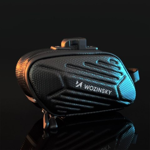 Torba rowerowa pod siodełko wodoodporna 1.5 l czarna Torba rowerowa pod siodełko wodoodporna 1.5 l czarna