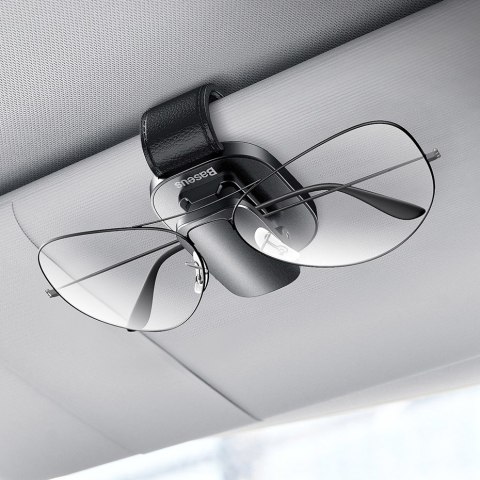 Uchwyt klips samochodowy na okulary czarny Uchwyt klips samochodowy na okulary czarny