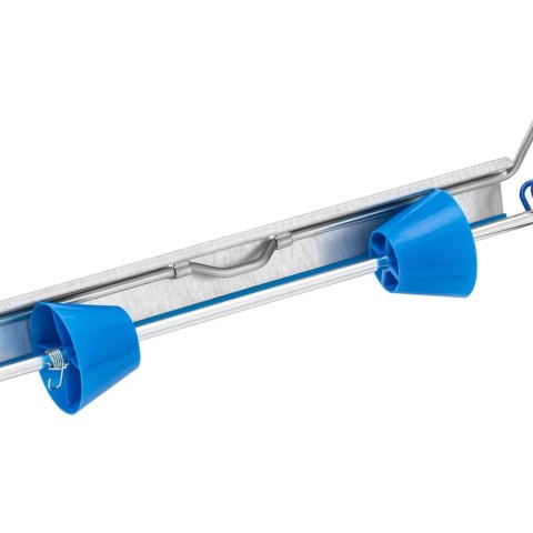 Wieszak uchwyt na czyściwo przemysłowe ścienny szer. 40 cm śr. 50 cm do 5 kg Wieszak uchwyt na czyściwo przemysłowe ścienny szer. 40 cm śr. 50 cm do 5 kg