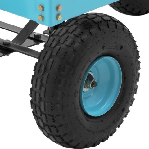 Wózek ogrodowy transportowy 2 poziomy z siatki do 150 kg Wózek ogrodowy transportowy 2 poziomy z siatki do 150 kg