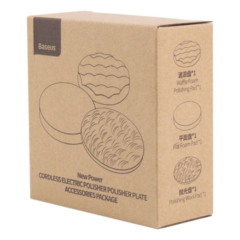 Zestaw akcesoriów do bezprzewodowej maszyny polerskiej CRDLQ-B01 3 szt. Zestaw akcesoriów do bezprzewodowej maszyny polerskiej CRDLQ-B01 3 szt.