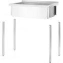 Basen zlew gastronomiczny jednokomorowy Budget Line STAL 1000 x 600 x 850 cm - Hendi 811023 Basen zlew gastronomiczny jednokomorowy Budget Line STAL 1000 x 600 x 850 cm - Hendi 811023