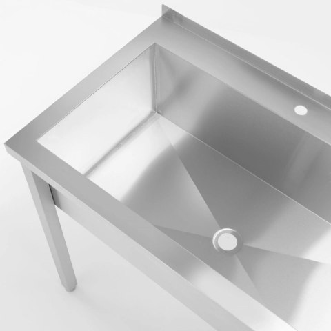 Basen zlew gastronomiczny jednokomorowy Budget Line STAL 1000 x 600 x 850 cm - Hendi 811023 Basen zlew gastronomiczny jednokomorowy Budget Line STAL 1000 x 600 x 850 cm - Hendi 811023