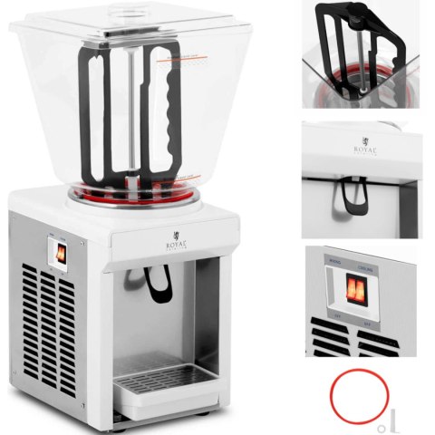 Dyspenser dozownik chłodzący z mieszadłem do soków napojów 25 l 240 W Dyspenser dozownik chłodzący z mieszadłem do soków napojów 25 l 240 W