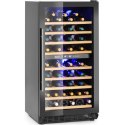 Lodówka chłodziarka do wina dwustrefowa na 72 butelki 232 l 110 W Lodówka chłodziarka do wina dwustrefowa na 72 butelki 232 l 110 W