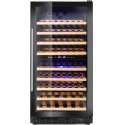 Lodówka chłodziarka do wina dwustrefowa na 72 butelki 232 l 110 W Lodówka chłodziarka do wina dwustrefowa na 72 butelki 232 l 110 W