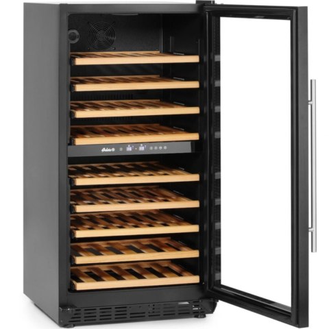 Lodówka chłodziarka do wina dwustrefowa na 72 butelki 232 l 110 W Lodówka chłodziarka do wina dwustrefowa na 72 butelki 232 l 110 W