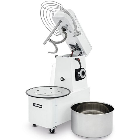 Miesiarka spiralna z podnoszoną głowicą i wyjmowaną dzieżą 10 l 35 kg/h 370 W Miesiarka spiralna z podnoszoną głowicą i wyjmowaną dzieżą 10 l 35 kg/h 370 W