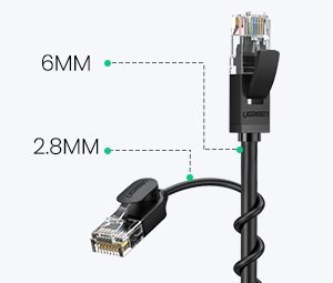 Patchcord kabel przewód sieciowy Ethernet RJ45 Cat 6A UTP 1000Mbps 10m Patchcord kabel przewód sieciowy Ethernet RJ45 Cat 6A UTP 1000Mbps 10m