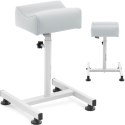 Podnóżek kosmetyczny do pedicure regulowana wysokość do 67 cm do 80 kg - jasnoszary Podnóżek kosmetyczny do pedicure regulowana wysokość do 67 cm do 80 kg - jasnoszary