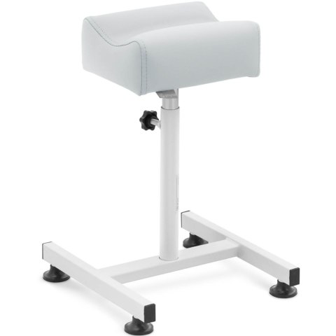 Podnóżek kosmetyczny do pedicure regulowana wysokość do 67 cm do 80 kg - jasnoszary Podnóżek kosmetyczny do pedicure regulowana wysokość do 67 cm do 80 kg - jasnoszary