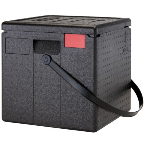 Pojemnik termoizolacyjny na 8 kartonów pizzy ładowany od góry z rączką CAM GOBOX 410 x 410 x 404 mm Pojemnik termoizolacyjny na 8 kartonów pizzy ładowany od góry z rączką CAM GOBOX 410 x 410 x 404 mm