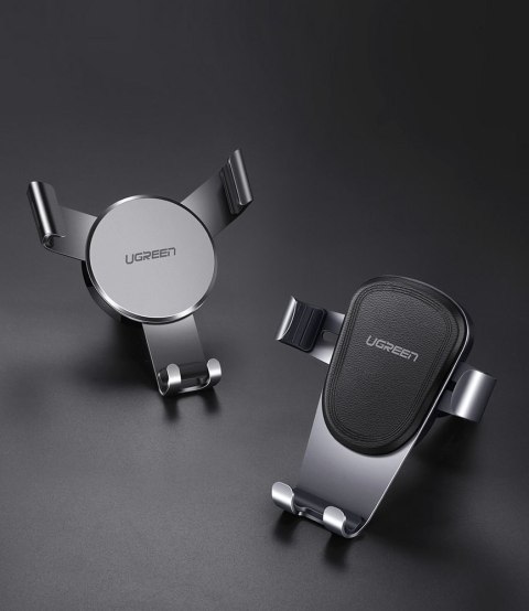 Samochodowy uchwyt grawitacyjny na nawiew kratkę wentylacyjną szary Samochodowy uchwyt grawitacyjny na nawiew kratkę wentylacyjną szary