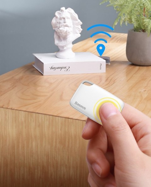 T2 brelok mini bezprzewodowy lokalizator do kluczy i innych przedmiotów biały T2 brelok mini bezprzewodowy lokalizator do kluczy i innych przedmiotów biały