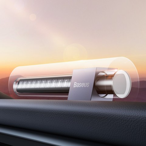 Tabliczka parkingowa na numer telefonu na deskę rozdzielczą szara Tabliczka parkingowa na numer telefonu na deskę rozdzielczą szara