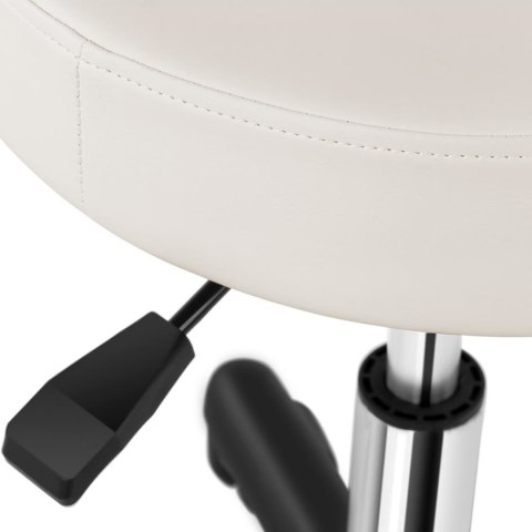 Taboret stołek kosmetyczny obrotowy na kółkach Physa AVERSA - beżowy Taboret stołek kosmetyczny obrotowy na kółkach Physa AVERSA - beżowy