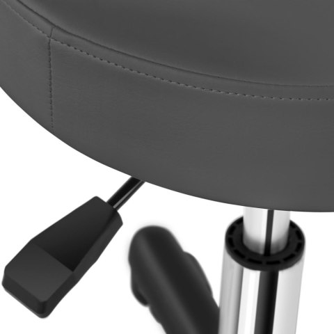 Taboret stołek kosmetyczny obrotowy na kółkach Physa AVERSA - szary Taboret stołek kosmetyczny obrotowy na kółkach Physa AVERSA - szary