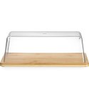 Taca ekspozycyjna bambusowa do bufetu z pokrywą 320 x 160 x 110 mm - Hendi 523841