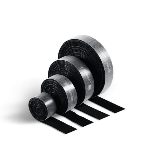 Taśma rzepowa rzep organizer do kabli 5m czarny Taśma rzepowa rzep organizer do kabli 5m czarny